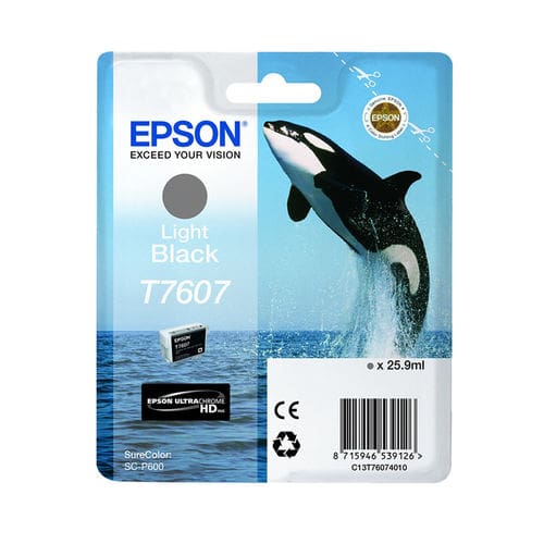 Epson T7607 Light Black Ink Cartridge – 25.9ml