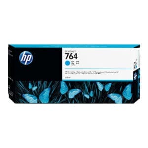 HP 764 Cyan Ink Cartridge - 300ml