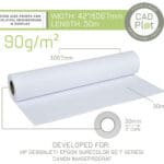 42 inch inkjet plotter paper