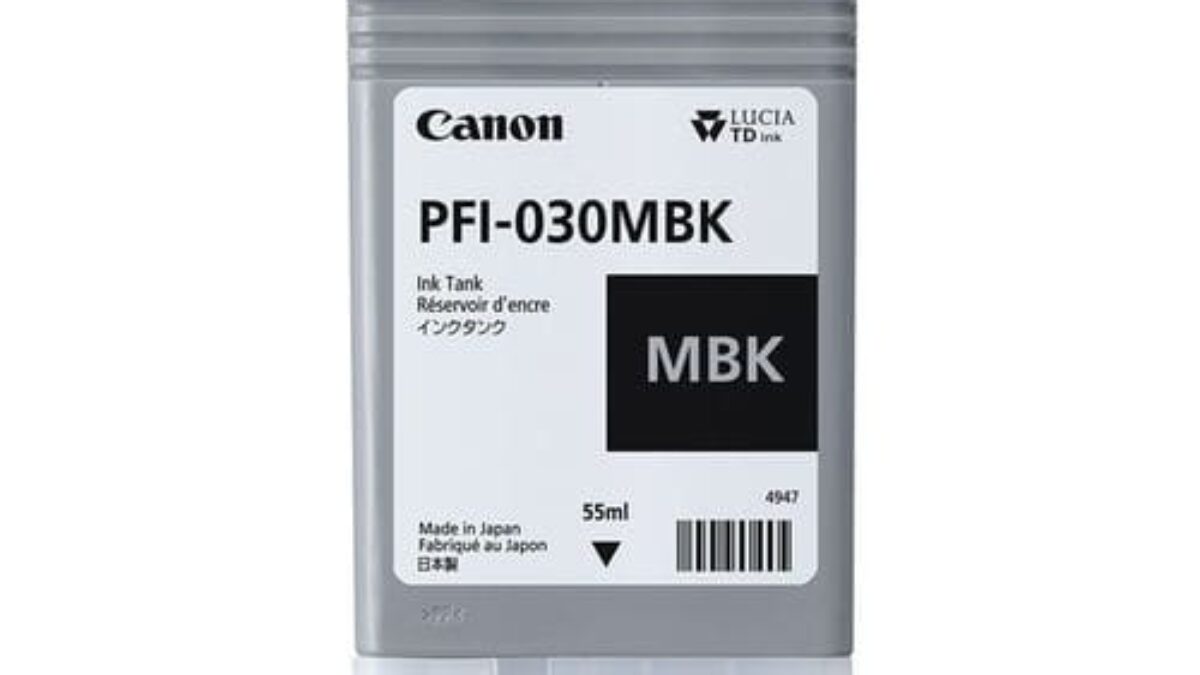 Canon PFI-030 MBK Matte Black 55ml Ink Cartridge (3488C001AA