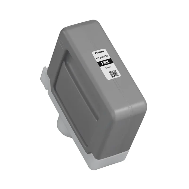 canon pfi-3300pbk photo black 330ml ink cartridge