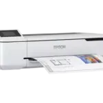 Epson SC-T2100 side view with print