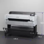 Metric dimensions for Epson SC-T5400m