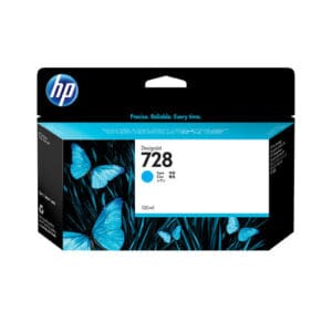 HP 728 Cyan Ink Cartridge - 130ml