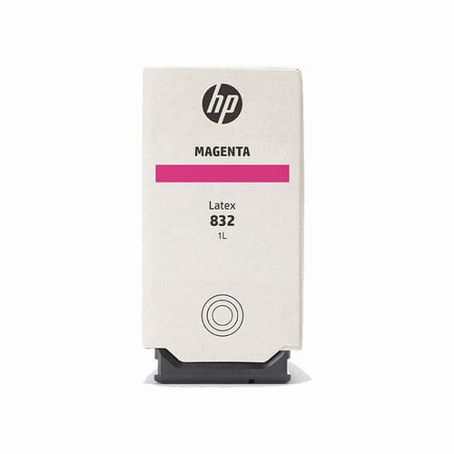 HP 832 Magenta Latex Ink Cartridge – 1 Litre
