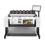 Front facing HP T2600 MFP with print