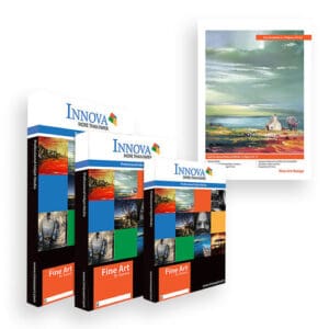 Innova IFA-012 Soft Textured Natural White A2 - 315gsm (25 Sheets)