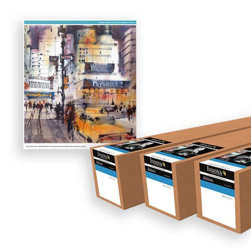 Innova IFA-108 Fabriano Artistico Watercolour Rag – 17″ 432mm x 15m  – 310gsm