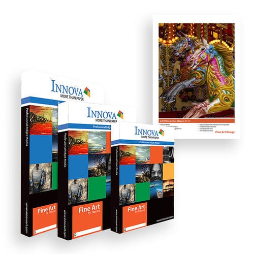 Innova IFA-015-S0210-025 Soft White Cotton 280g/m² A4 size Inkjet paper (25 Sheets)