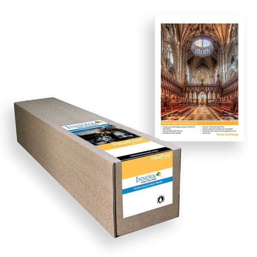Innova IFA-039-R1118-015 FibaPrint® White Matte Paper 280g/m² 44″ 1118mm x 15m roll