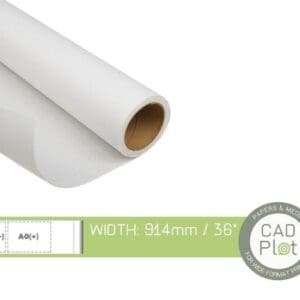 CAD Plot Inkjet Drafting Film Double Matt 36" 914mm x 38m - 75 micron