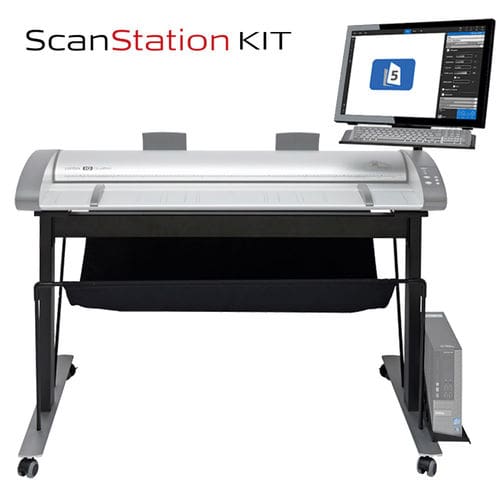 Contex IQ Quattro X 3600 ScanStation Kit – LOW or HIGH Stand, 21” touch monitor, Repro S/W