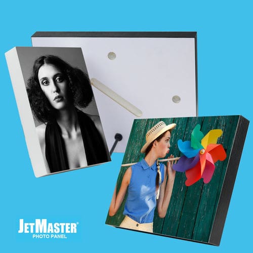 JetMaster® Photo Panel JMPP127X178B-10 5″ x 7″ Black Edge with stand (10 Pack)