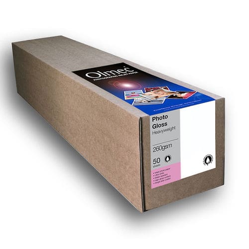 Olmec OLM 60 Photo Gloss Heavyweight – 17″ 432mm x 30m – 260gsm