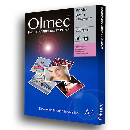 Olmec OLM 61 Photo Satin Heavyweight A3+ – 260gsm (50 Sheets)