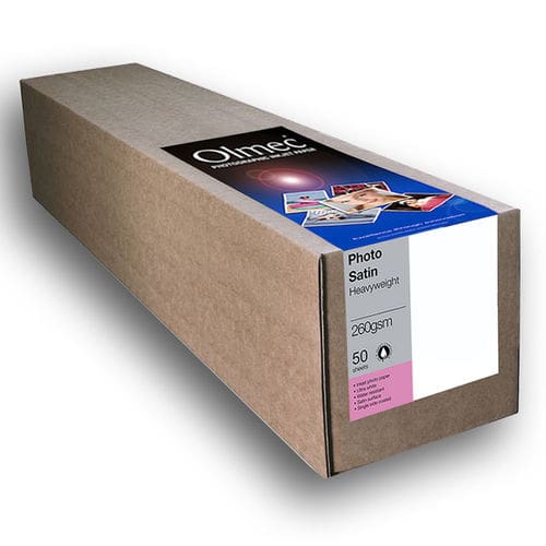 Olmec OLM 61 Photo Satin Heavyweight – 44″ 1118mm x 30m – 260gsm