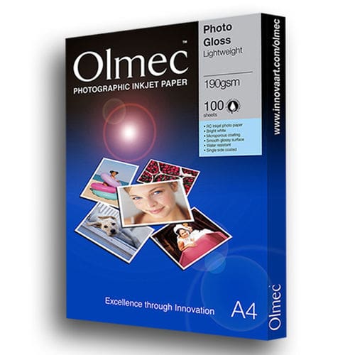 Olmec OLM 62 Photo Gloss Lightweight A3+ – 190gsm (100 Sheets)