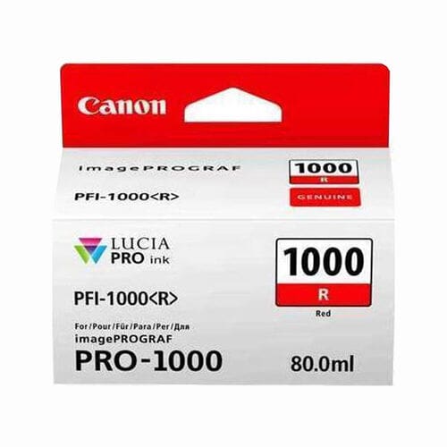 Canon PFI-1000R Red Ink Cartridge – 80ml