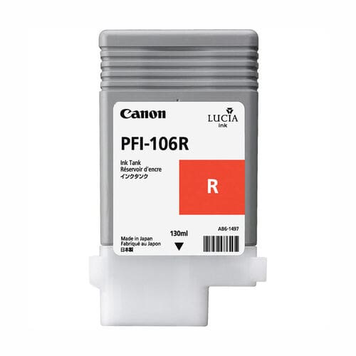 Canon PFI-106R Red Ink Cartridge – 130ml