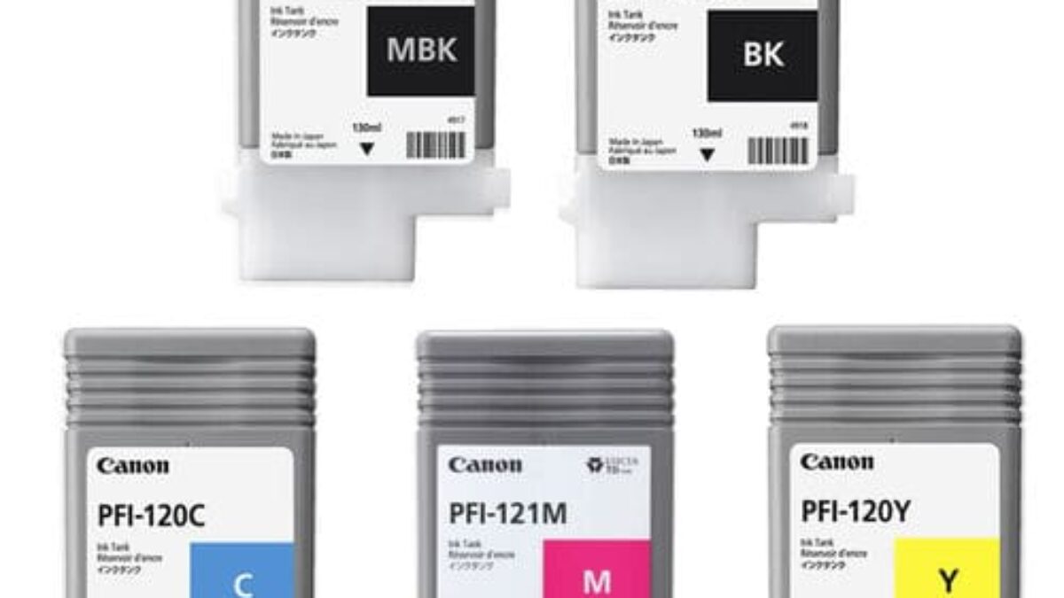 Canon PFI-120/PFI-121 Ink Cartridge Set - 130ml each - Plot it