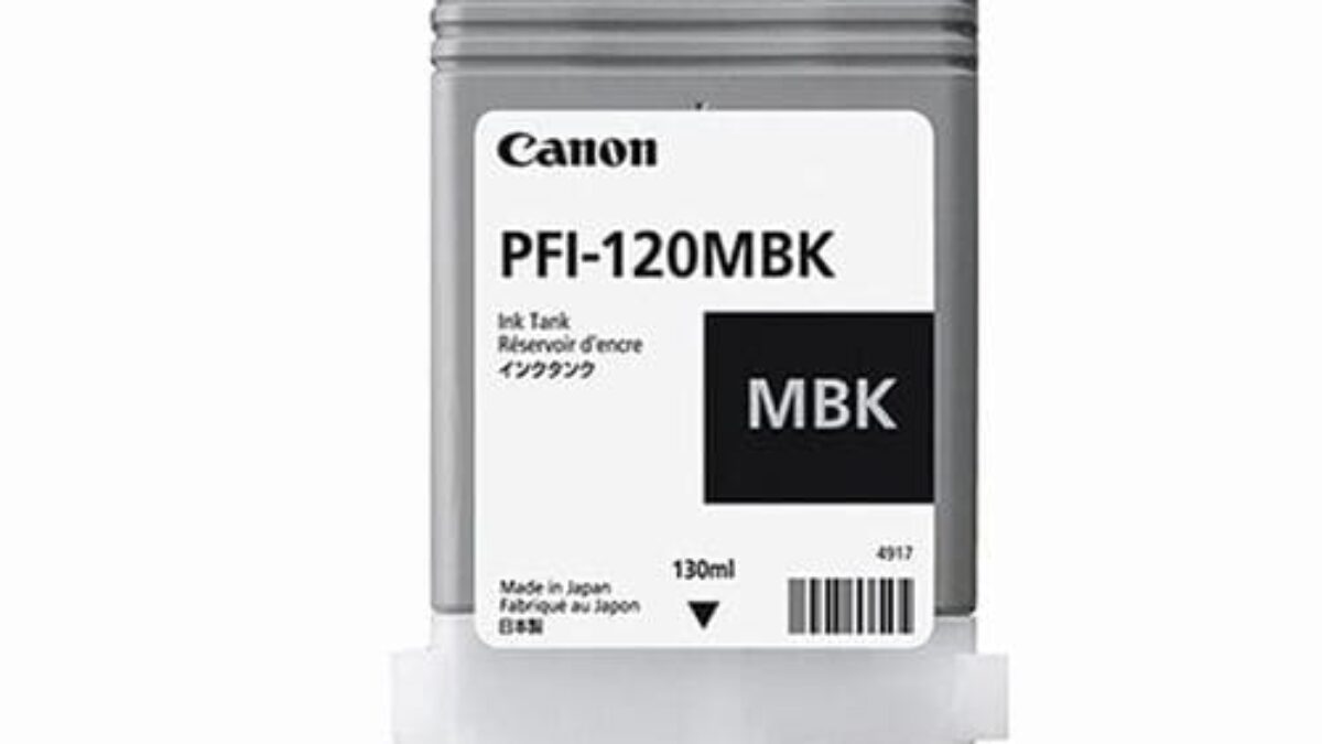 Canon PFI-120MBK Matte Black 130ml Ink Cartridge (2884C001AA