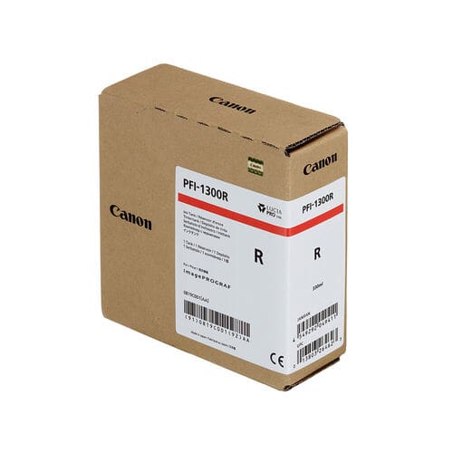 Canon PFI-1300R Red Ink Cartridge – 330ml