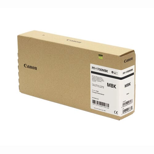 Canon PFI-1700MBK Matte Black Ink Cartridge – 700ml