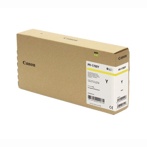 Canon PFI-1700Y Yellow Ink Cartridge – 700ml