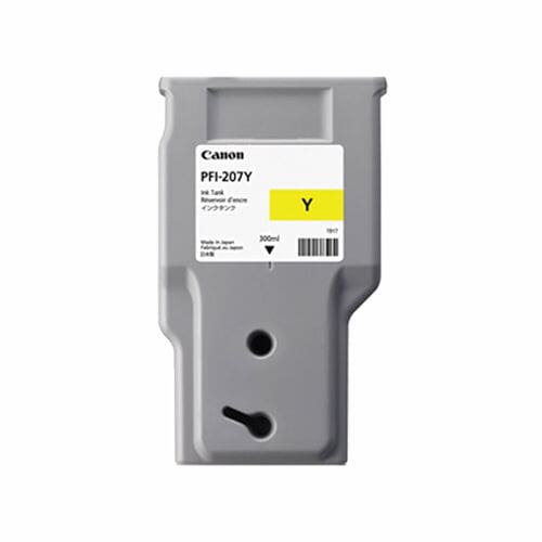 Canon PFI-207Y Yellow Ink Cartridge – 300ml