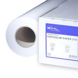 SiHL IvoryColor Paper 210 Matt 3294 24" 610mm x 30m - 210gsm (3" Core)