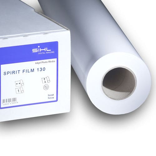 SiHL Spirit Film 130 Glossy 3642 17″ 432mm x 30.5m – 138µm (3″ Core)