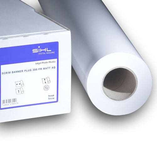 SiHL Scrim Banner Plus FR AQ Matt 3960 42″ 1067mm x 15m – 350µm