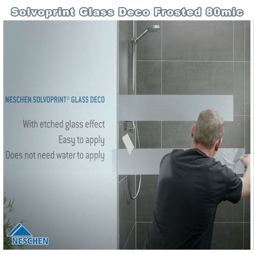 Neschen Solvoprint Glass Deco Frosted 54″ 1370mm x 30m – 80mic