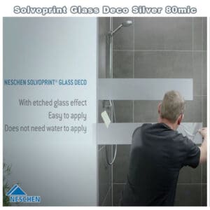 Neschen Solvoprint Glass Deco Silver 54" 1370mm x 30m - 80mic