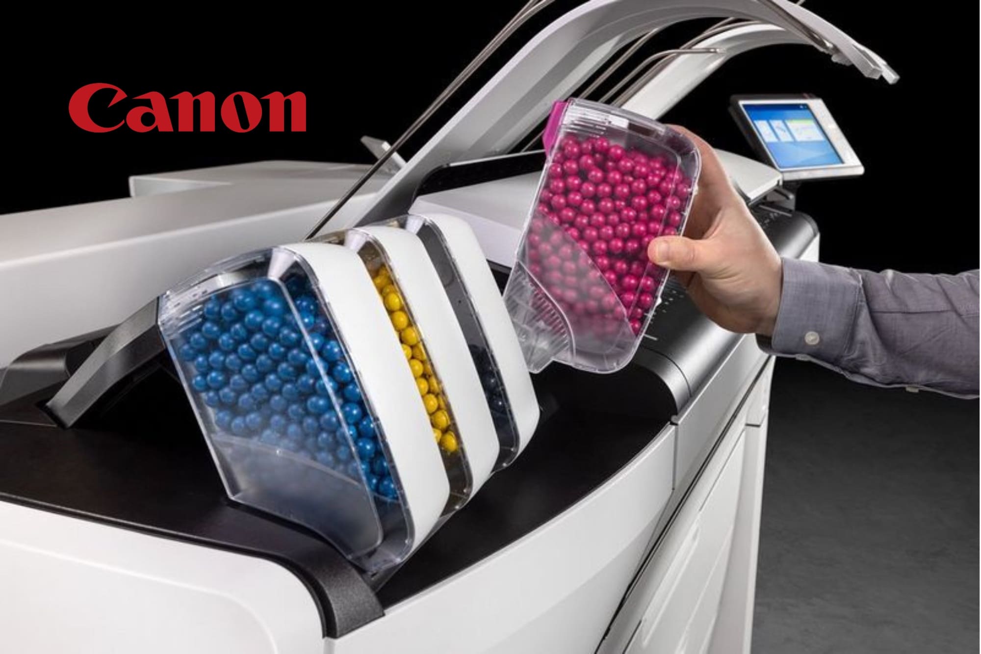 Canon ColorWave toner pearls for vibrant colour printing