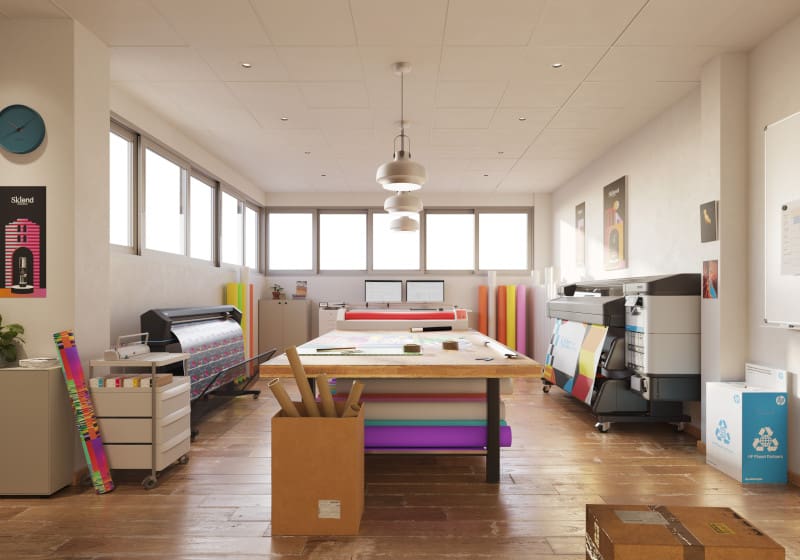 HP Latex Print & Cut Lifestyle Image