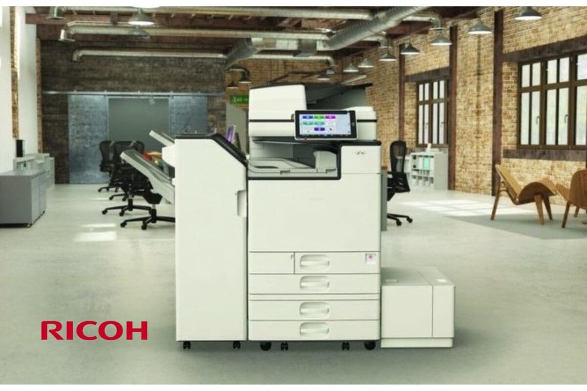 Ricoh IMC multifunction printer in office environment