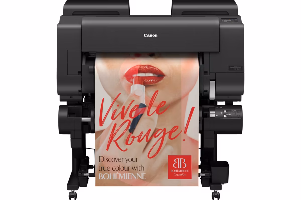 Canon GP-2600S with lipstick A1 borderless poster print