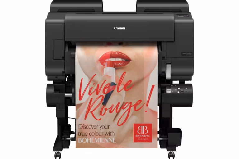Canon GP-2600S with lipstick A1 borderless poster print