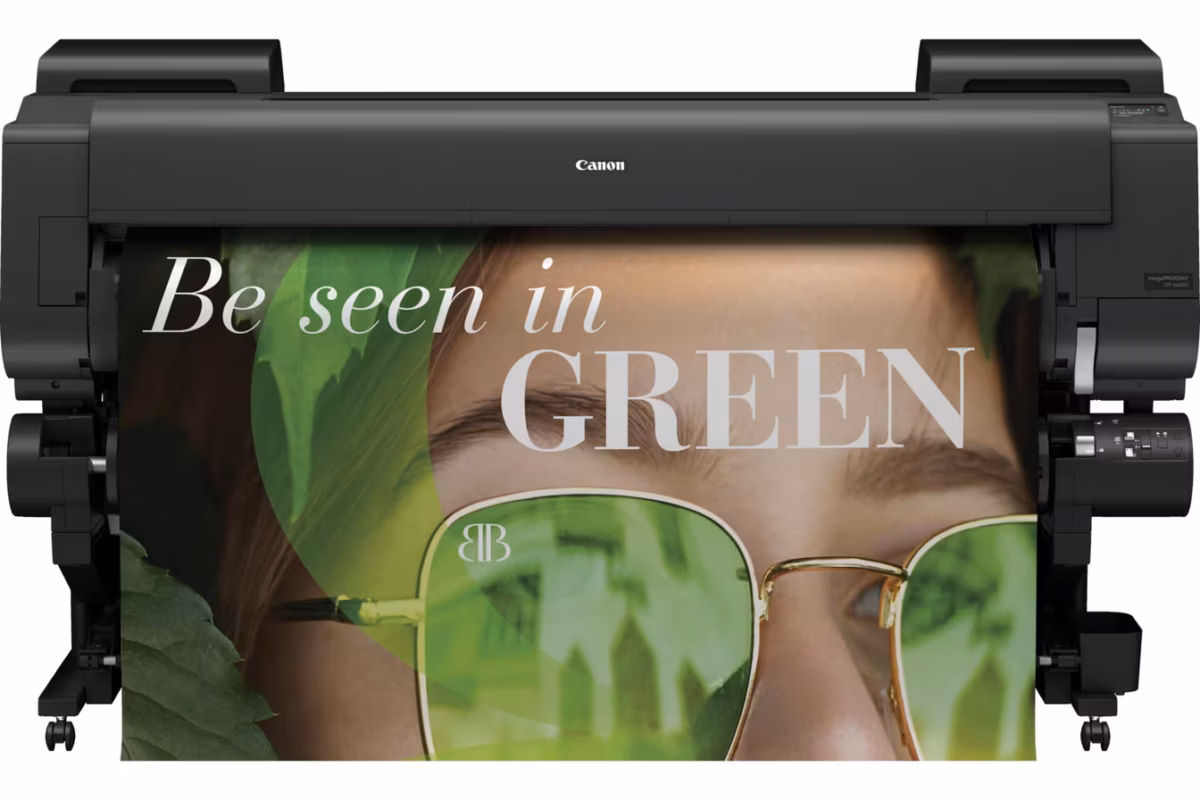 Canon imagePROGRAF GP-6600S with borderless 60" advertising print