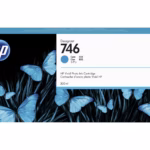 HP &46 Cyan Ink 300ml for Z6 and Z9 DesignJet Printers