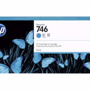HP &46 Cyan Ink 300ml for Z6 and Z9 DesignJet Printers