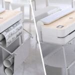 A1 HP DesignJet Studio plotter in use