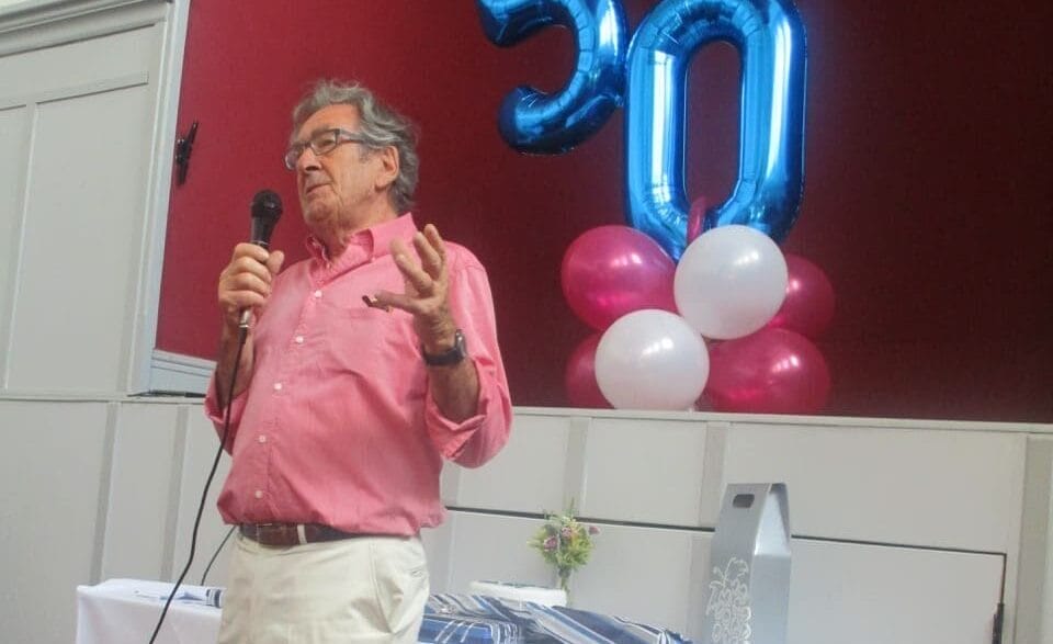 Image of Mr Stanford Marsh of the Stanford Marsh Group celebrating 50 years in 2015