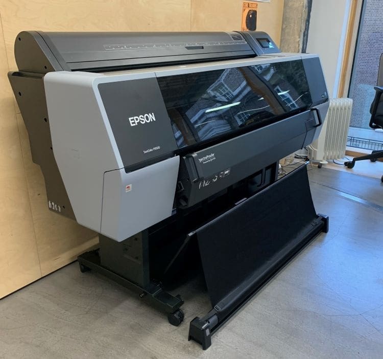 Epson SureColor 4 inch printer install. London University campus