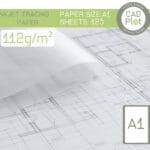 a1 heavy weight tracing paper 112gsm