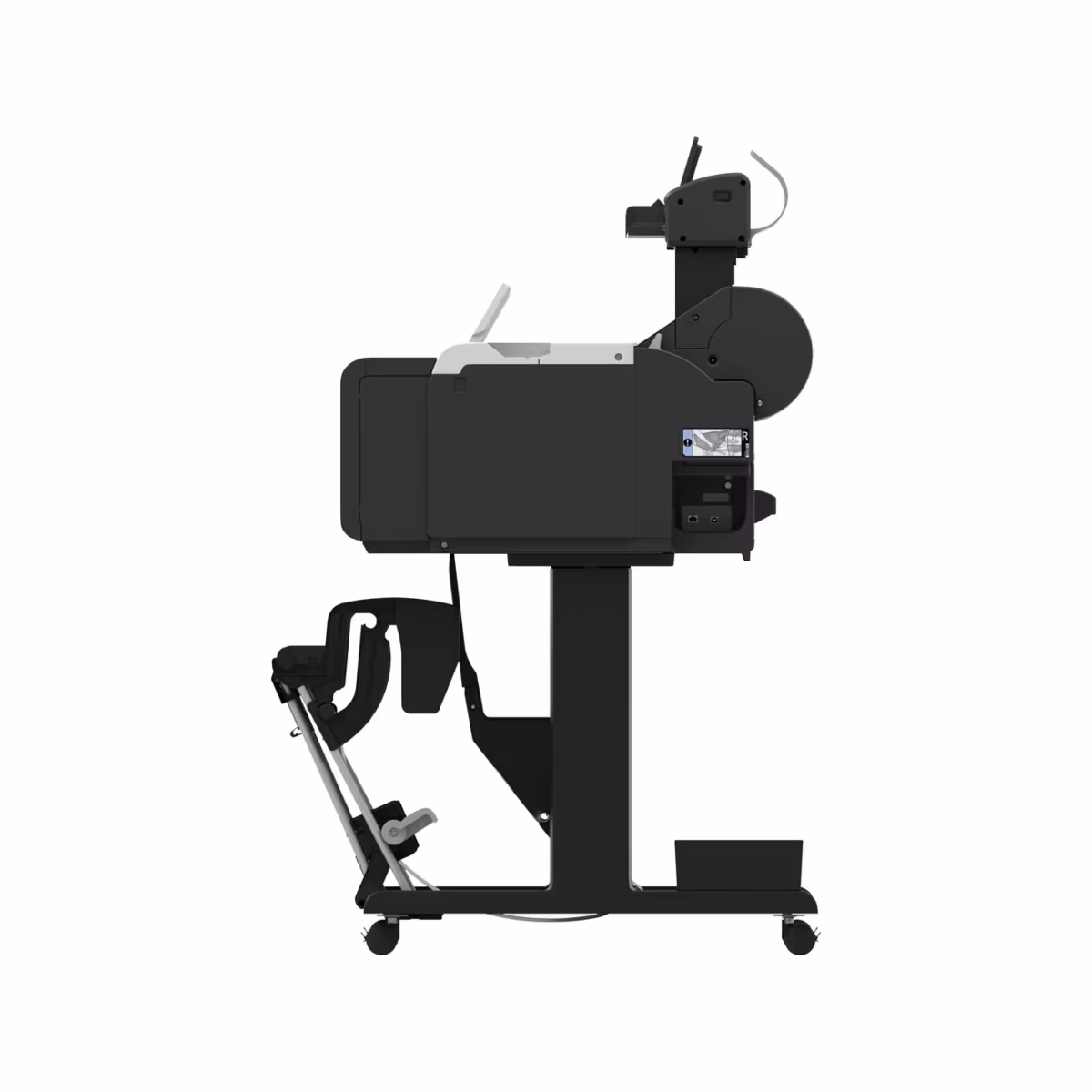 Side profile of Canon TM-350 and TM-355 MFP