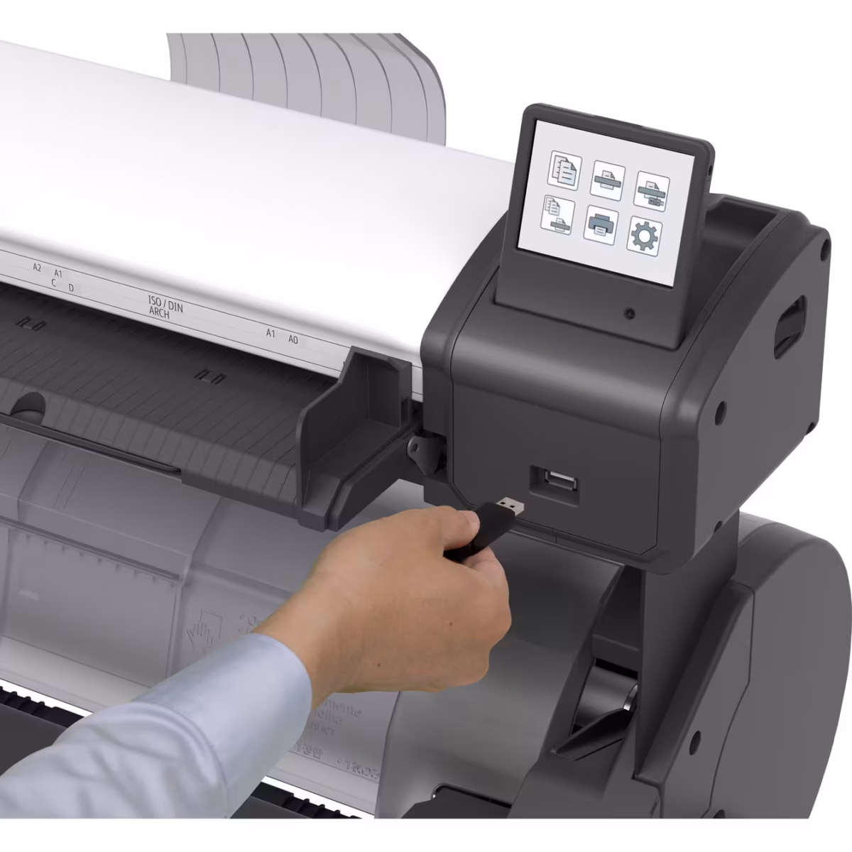 Scan to USB with Canon TM-350 and TM-355