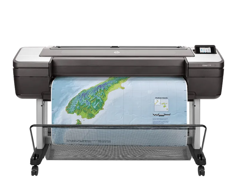 HP DesignJet T1700 ocean chart 1