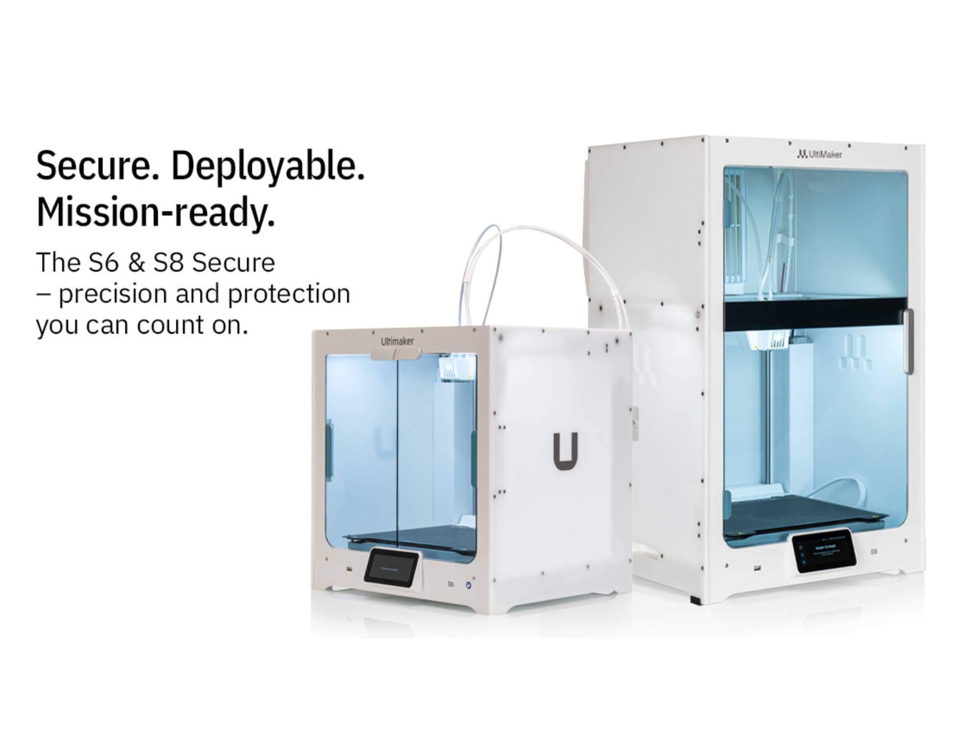 UltiMaker S6 Secure and S8 Secure: The Next Generation of Secure 3D Printers